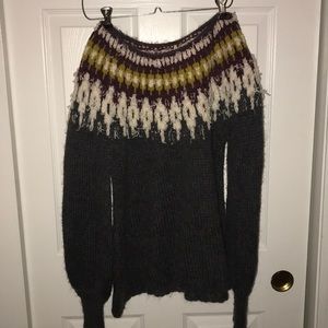 free people multicolored sweater